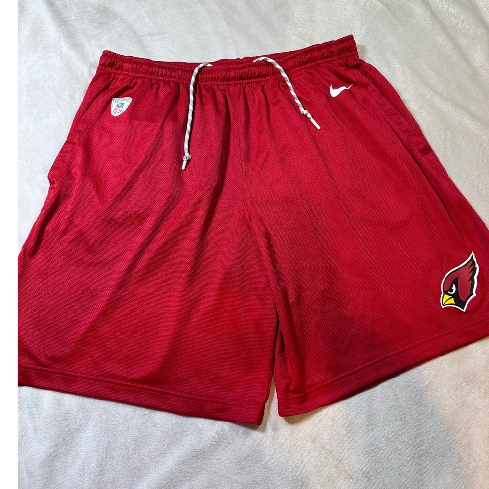 Nike NFL Training Arizona Cardinals Red Dri-FIT Mesh Shorts Mens XXL